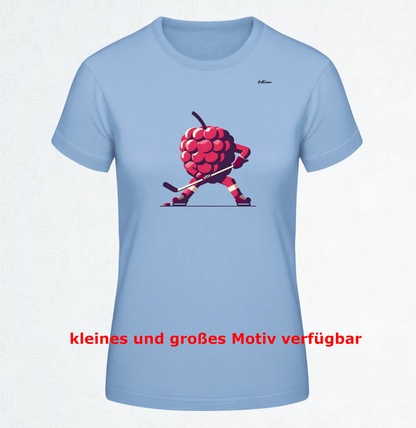 Damen T-Shirt Hockey-Himbeere