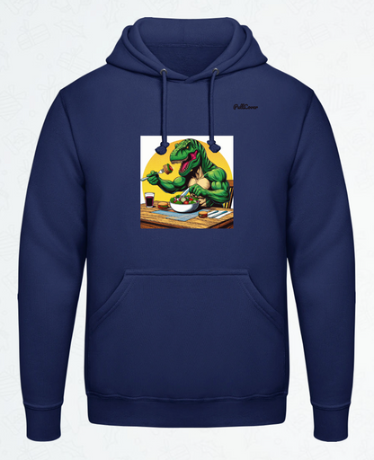 Hoodie Trex isst Salat