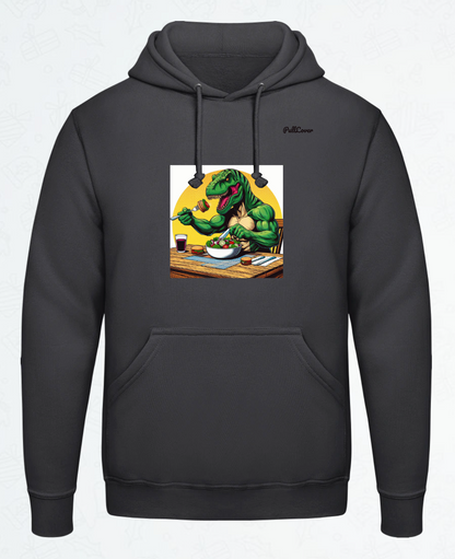 Hoodie Trex isst Salat