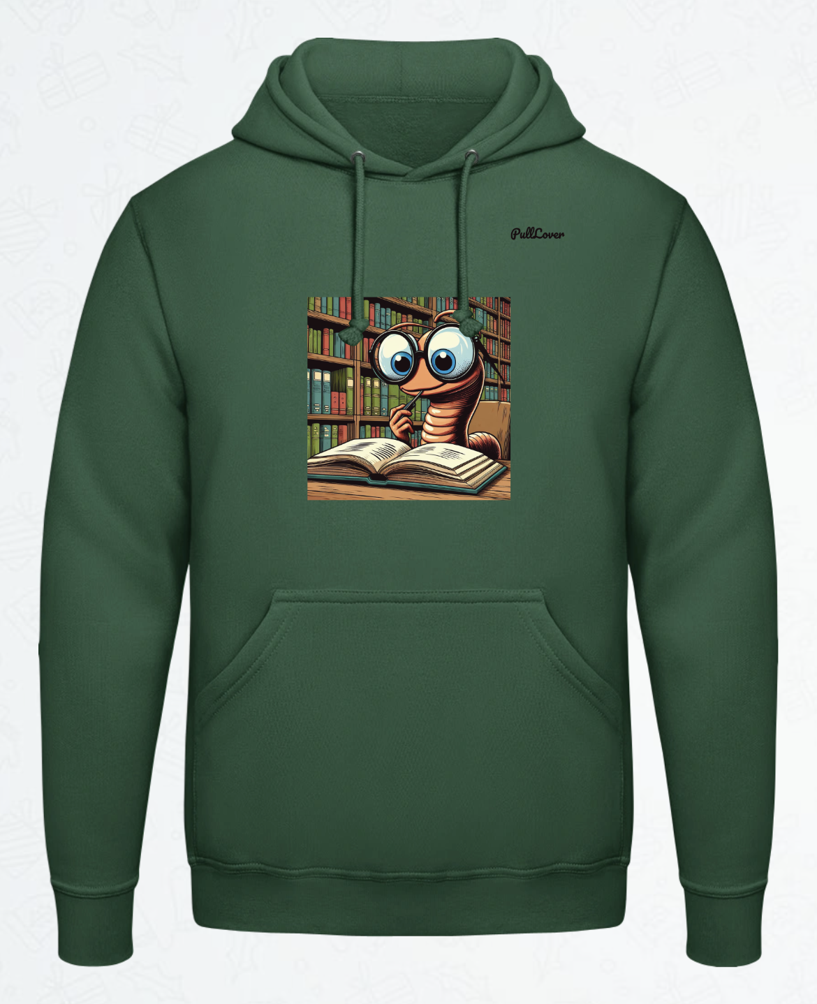 Hoodie Bücherwurm