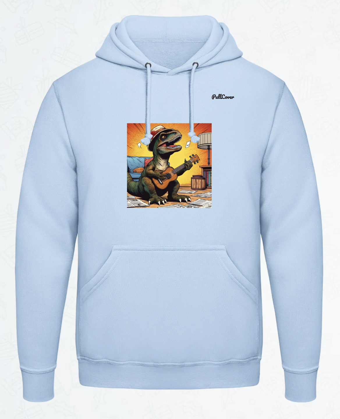 Hoodie Trex mit Gitarre