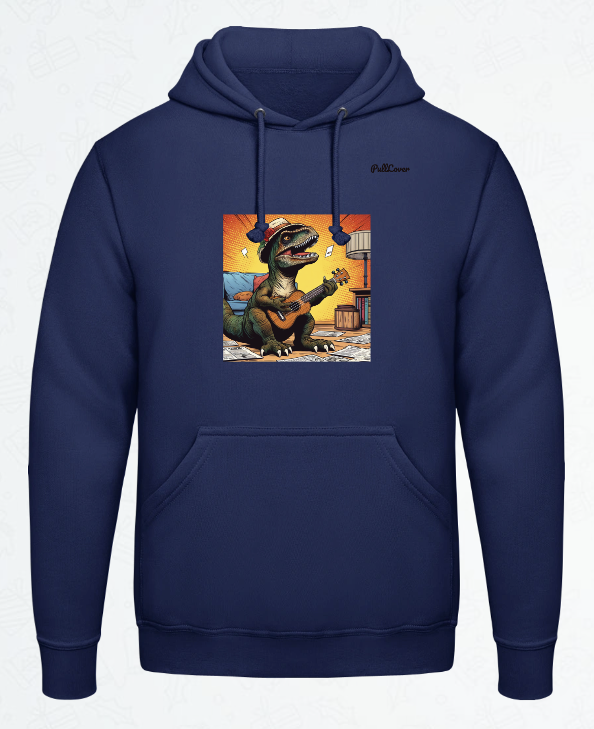 Hoodie Trex mit Gitarre