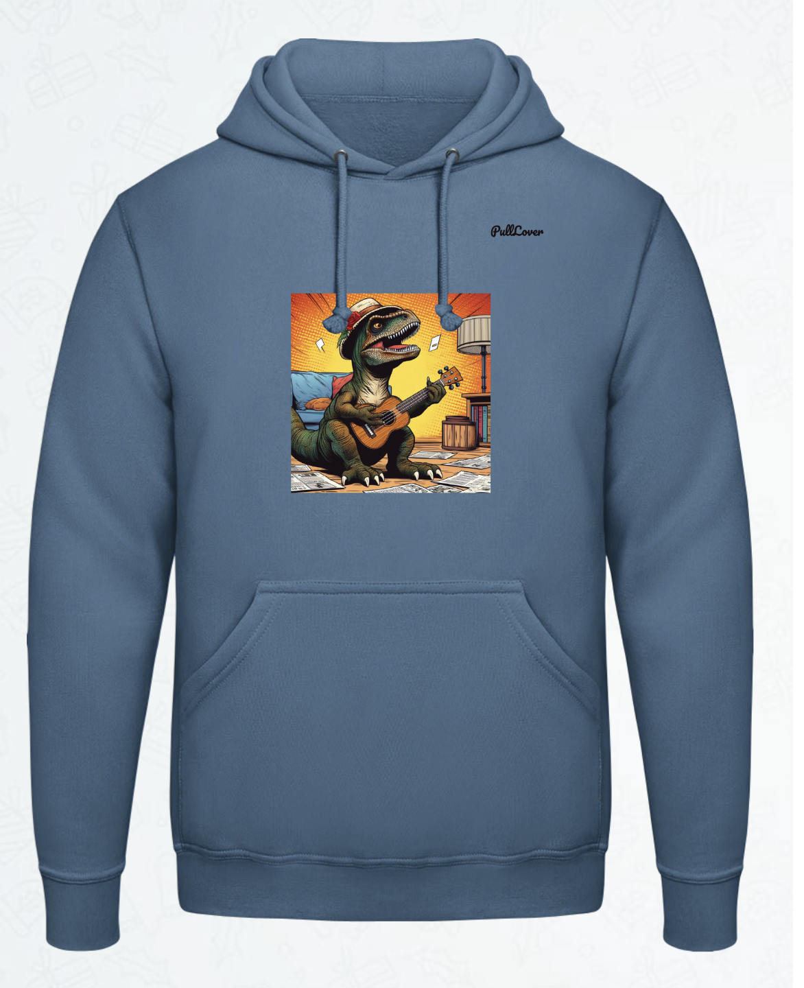 Hoodie Trex mit Gitarre