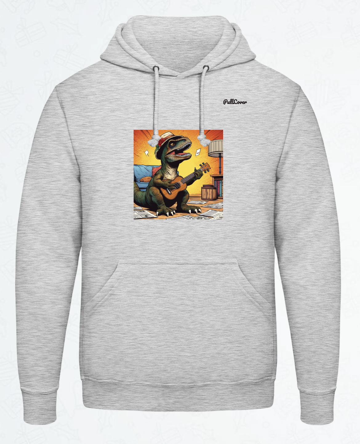 Hoodie Trex mit Gitarre