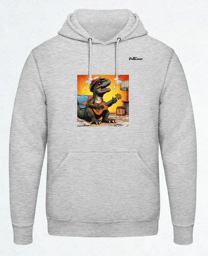 Hoodie Trex mit Gitarre