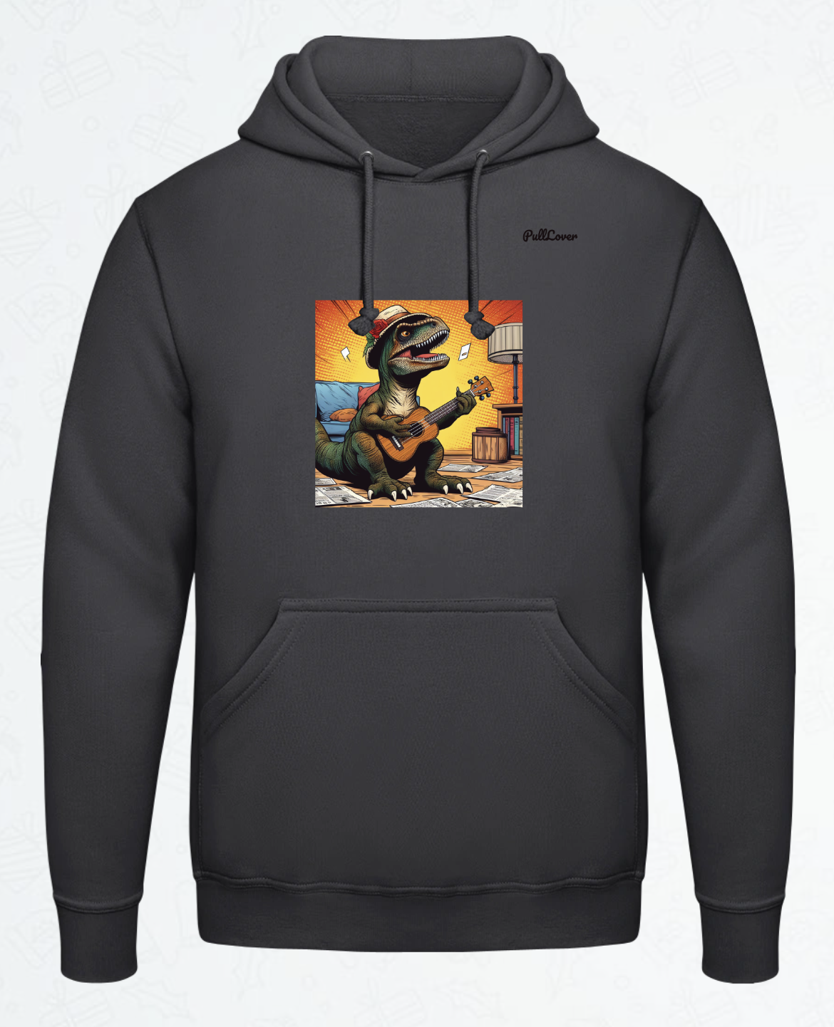 Hoodie Trex mit Gitarre