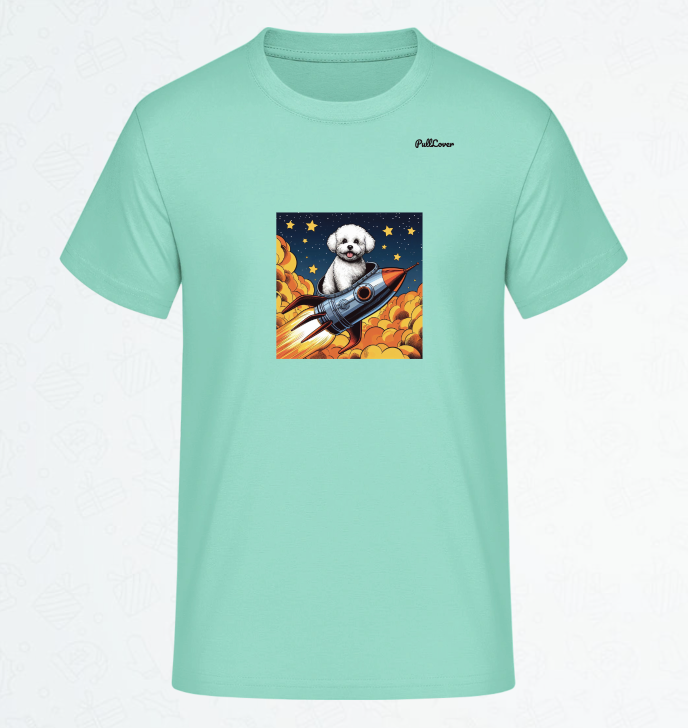 Herren T-Shirt Spacedog