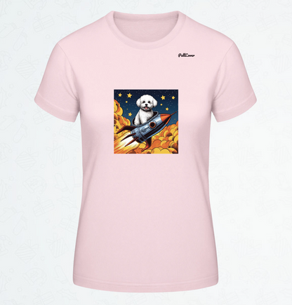 Damen T-Shirt Spacedog