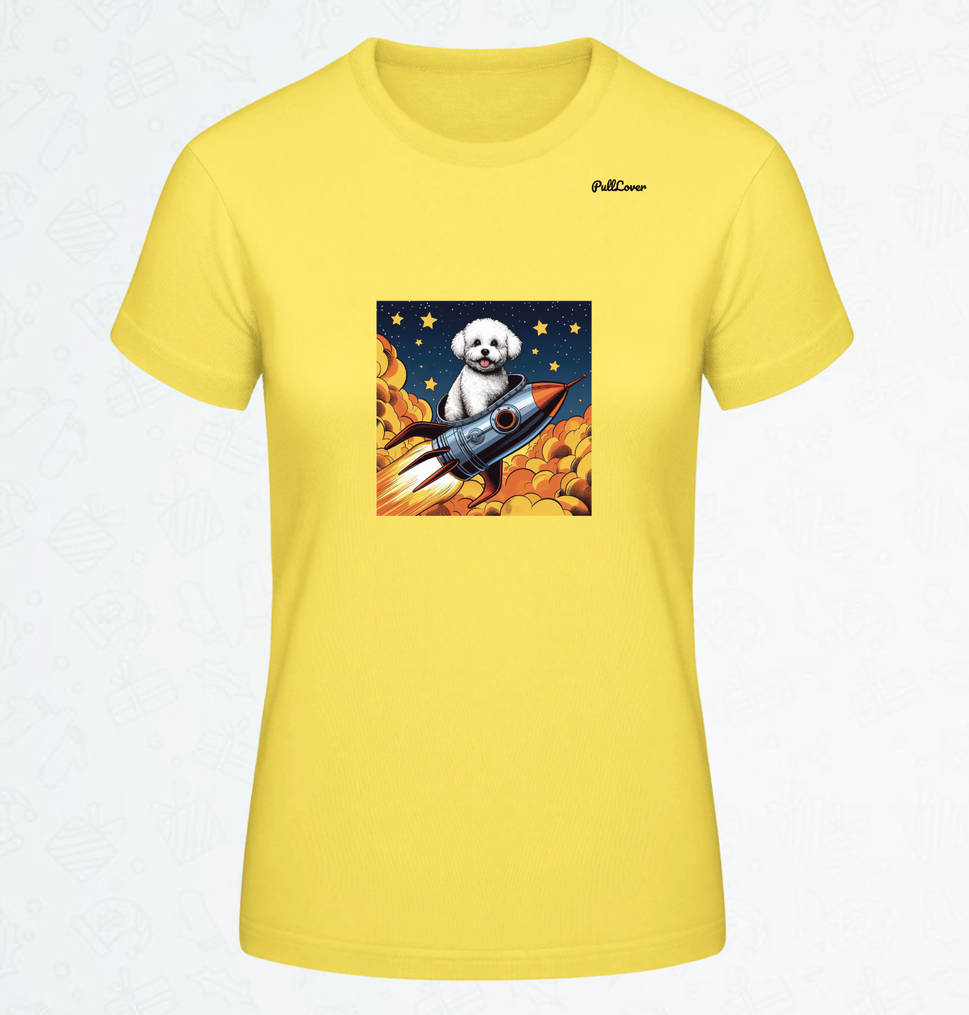 Damen T-Shirt Spacedog