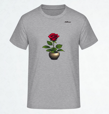 Herren T-Shirt Rose