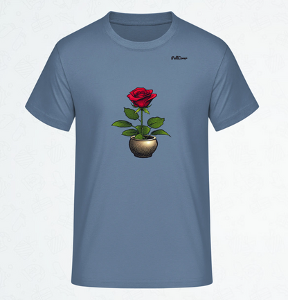 Herren T-Shirt Rose