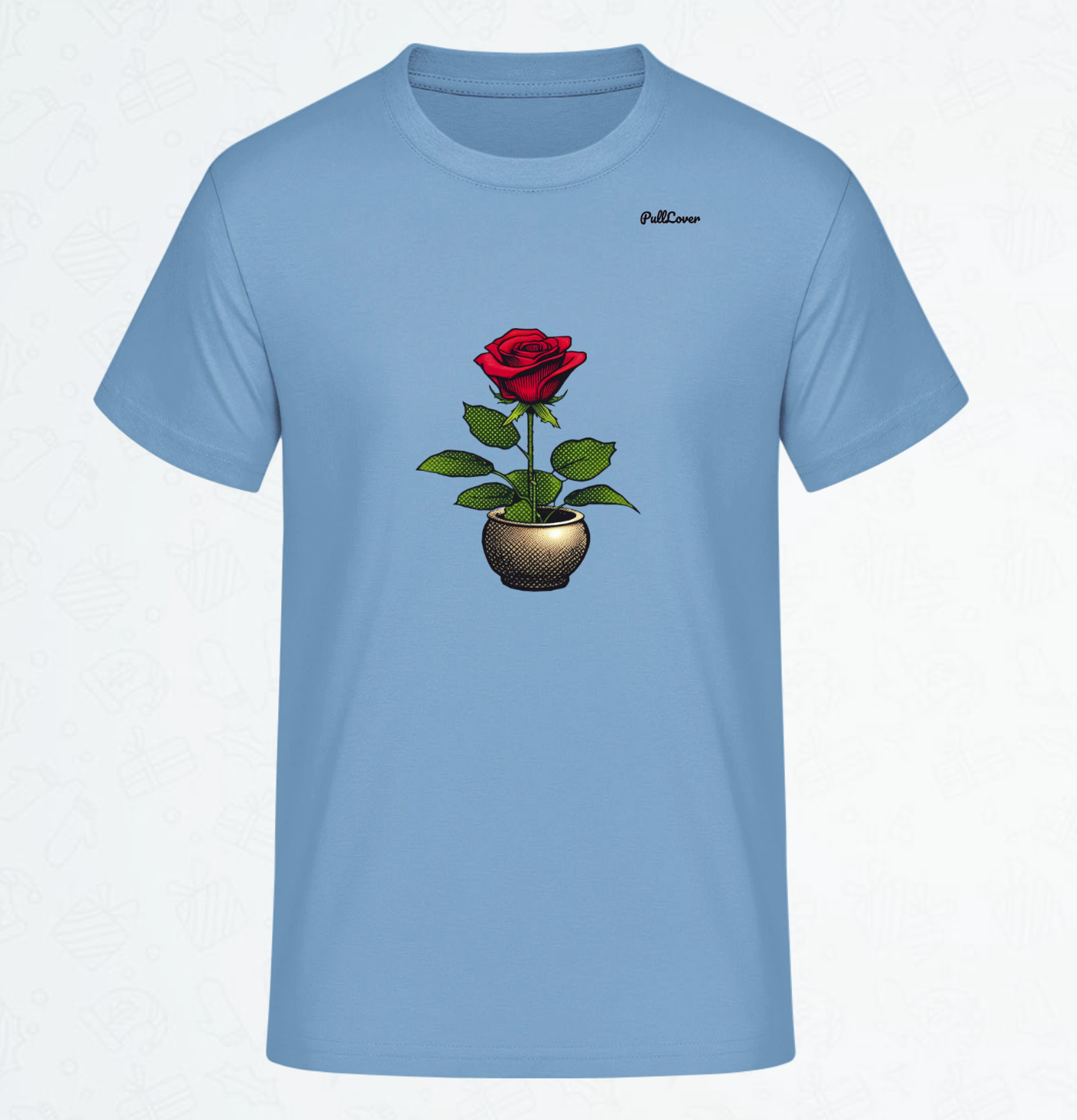 Herren T-Shirt Rose