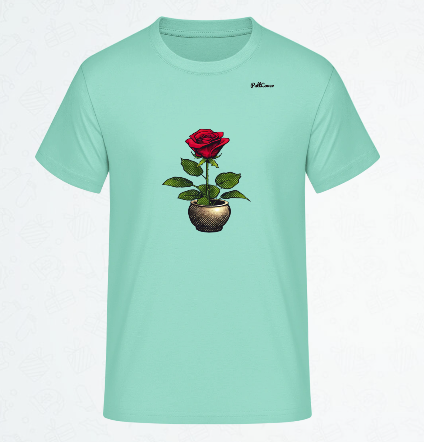 Herren T-Shirt Rose