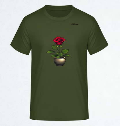 Herren T-Shirt Rose