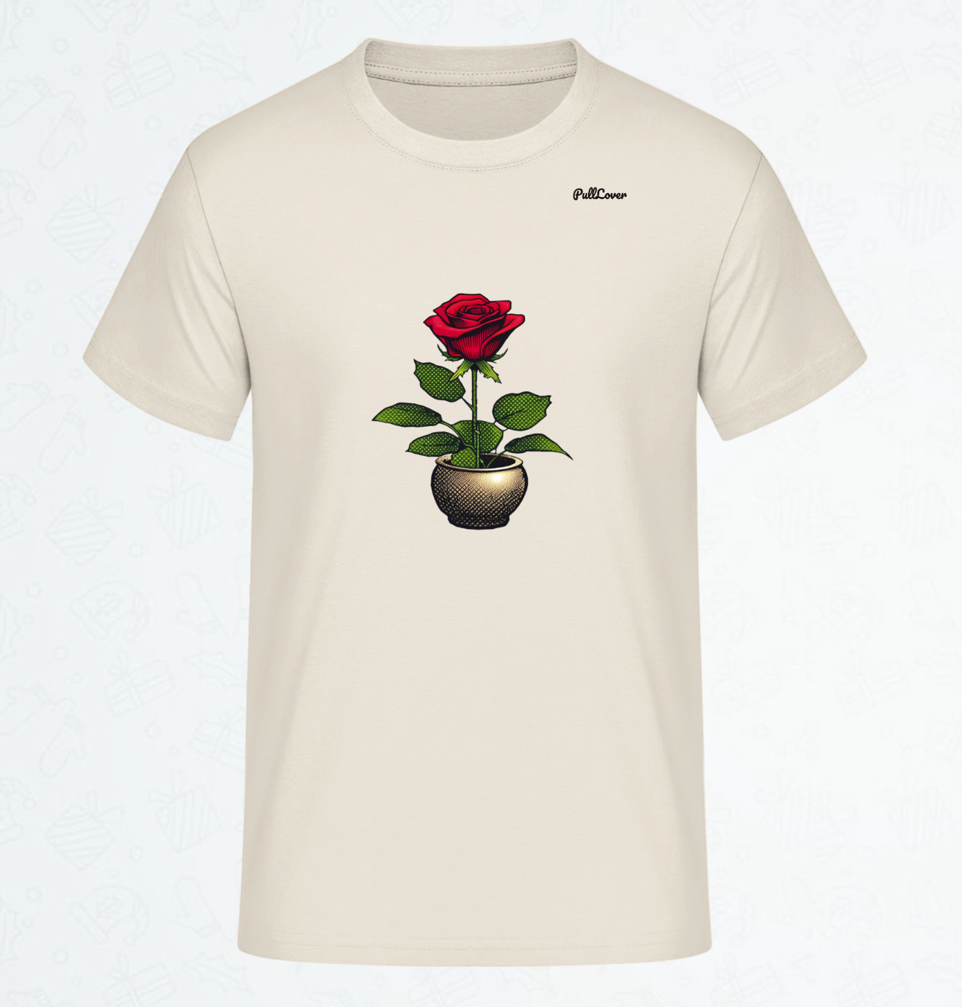 Herren T-Shirt Rose