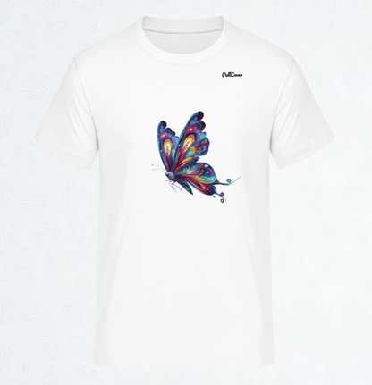 Herren T-Shirt Schmetterling