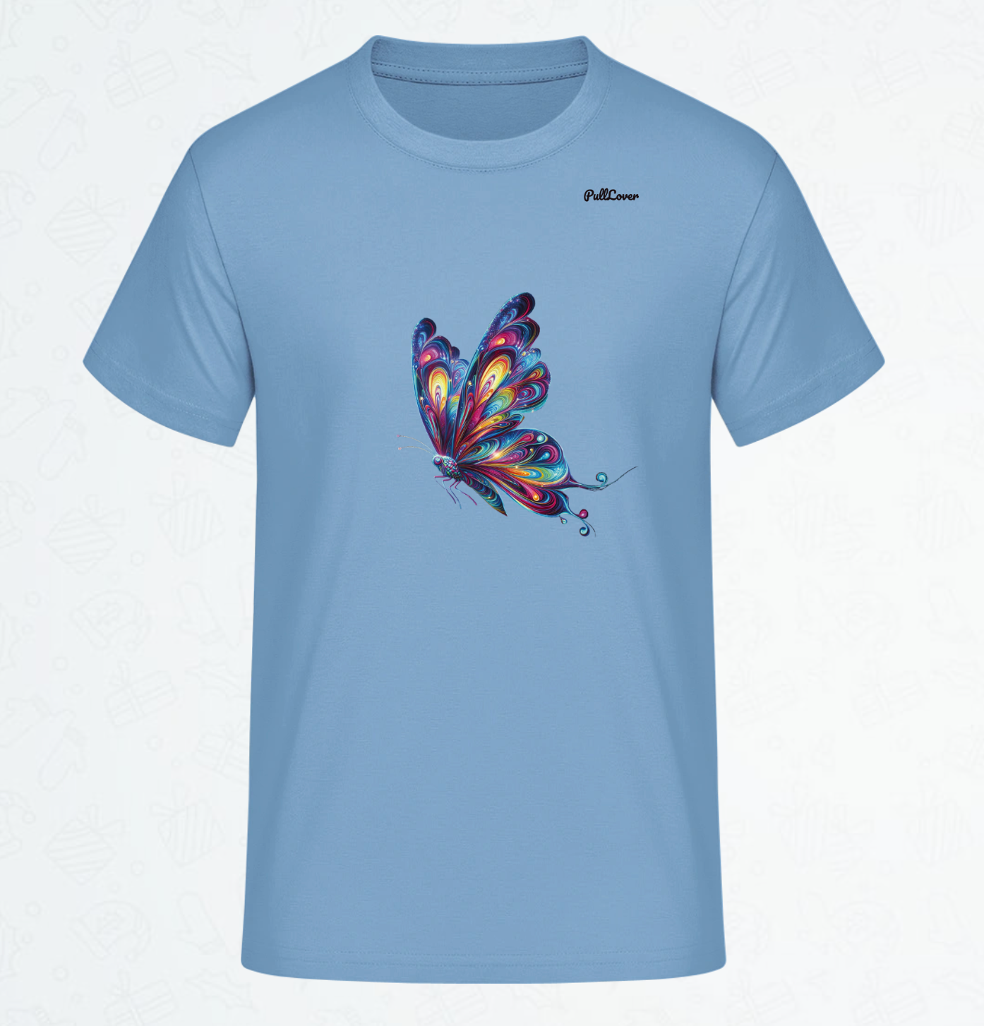 Herren T-Shirt Schmetterling