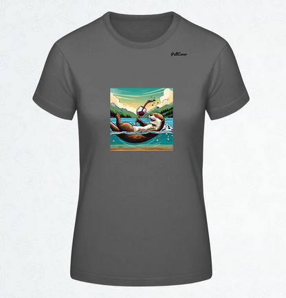 Damen T-Shirt Otter