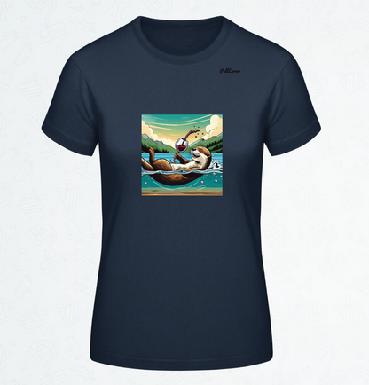 Damen T-Shirt Otter