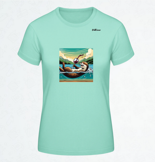 Damen T-Shirt Otter