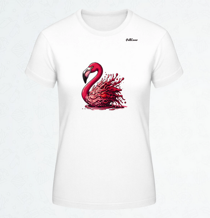 Damen T-Shirt Juicy Flamingo