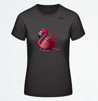 Damen T-Shirt Juicy Flamingo