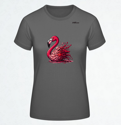 Damen T-Shirt Juicy Flamingo