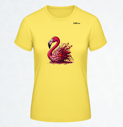 Damen T-Shirt Juicy Flamingo