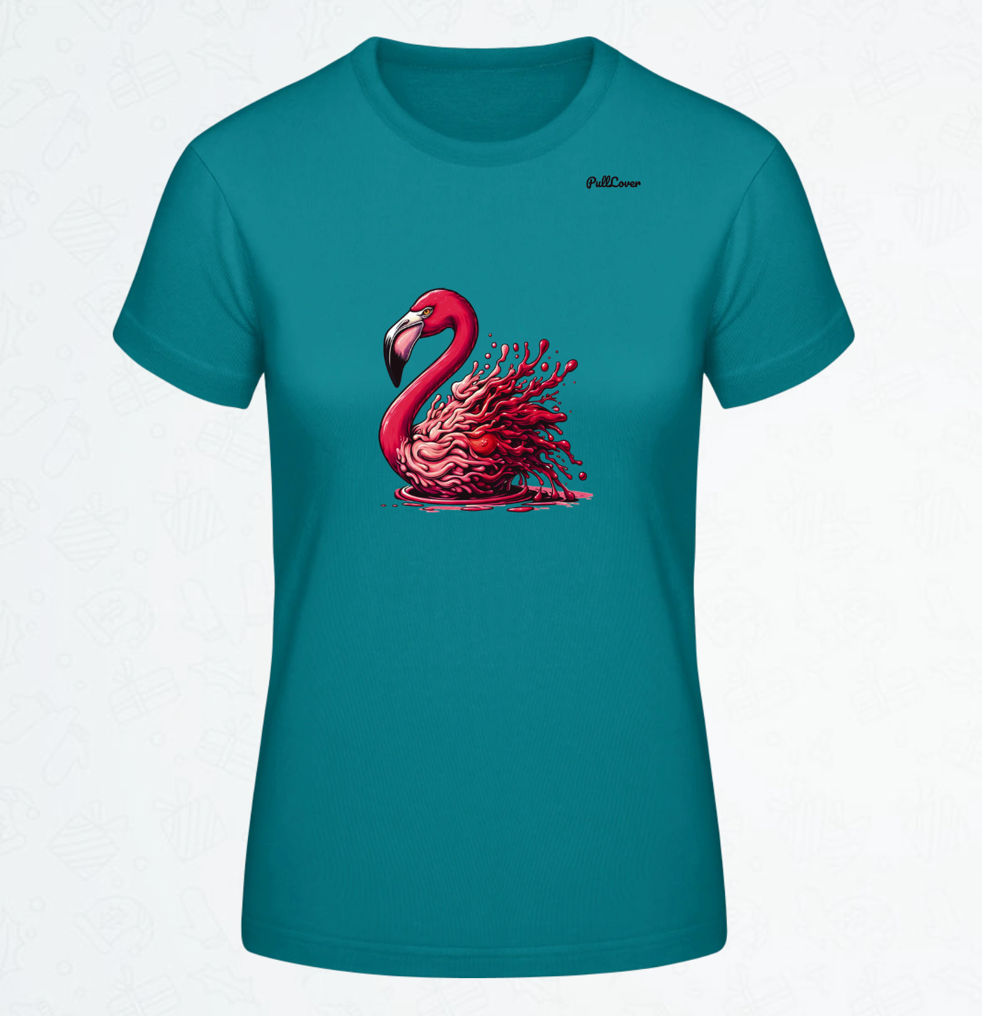 Damen T-Shirt Juicy Flamingo