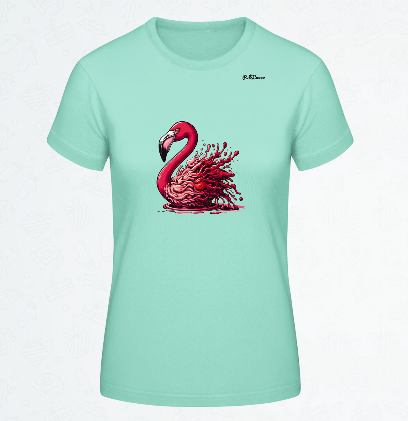 Damen T-Shirt Juicy Flamingo