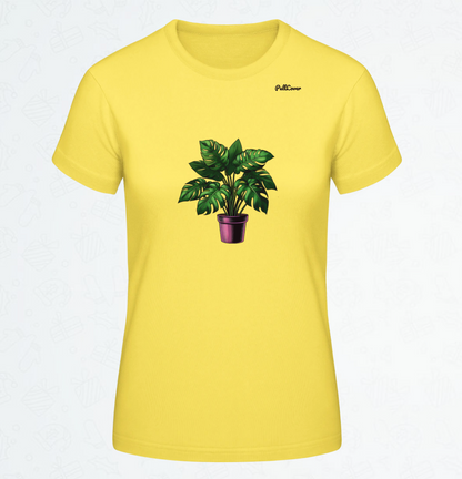 Damen T-Shirt Juicy Monstera