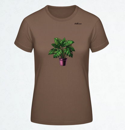 Damen T-Shirt Juicy Monstera