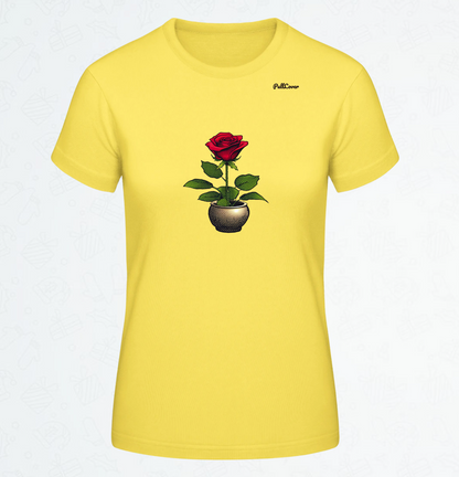 Damen T-Shirt Rose