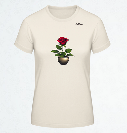 Damen T-Shirt Rose