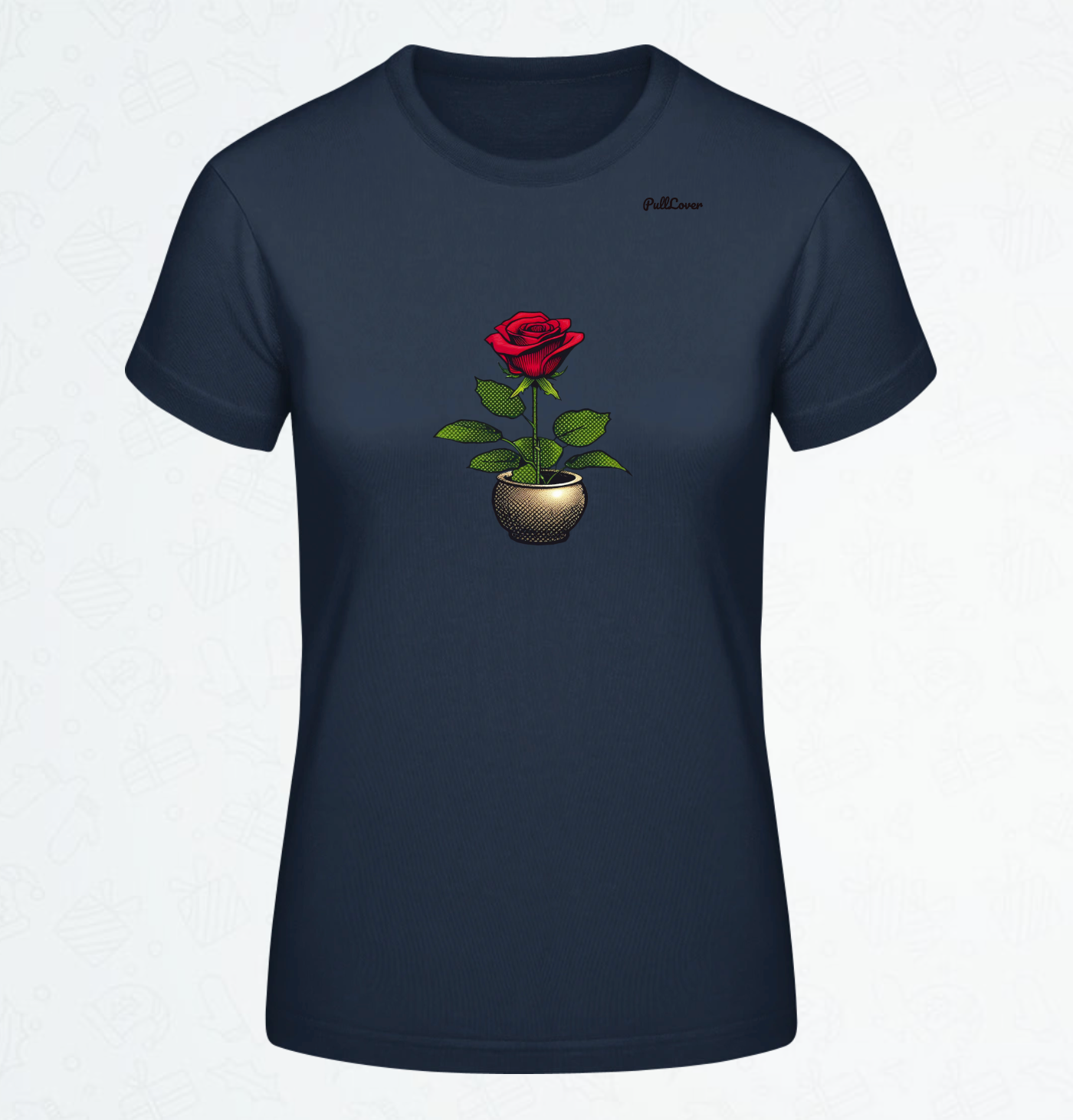 Damen T-Shirt Rose