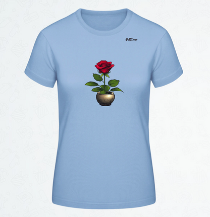 Damen T-Shirt Rose