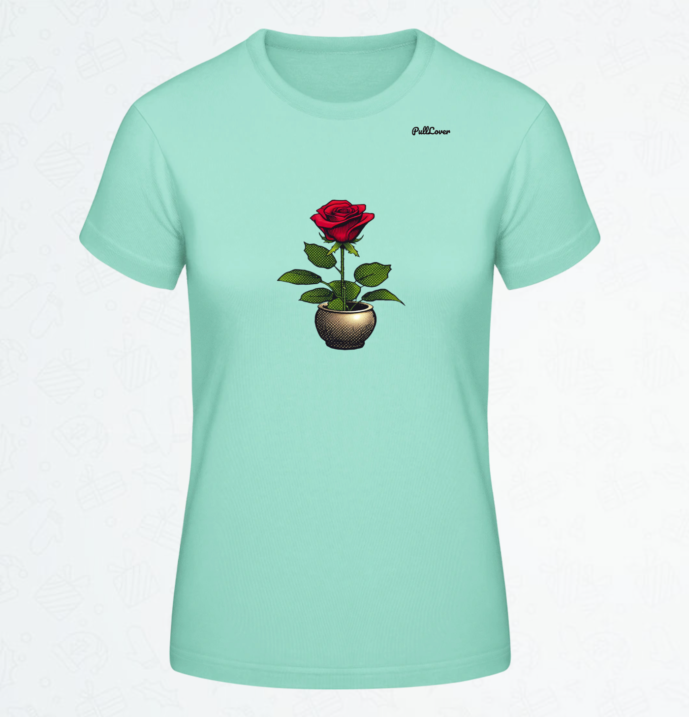 Damen T-Shirt Rose