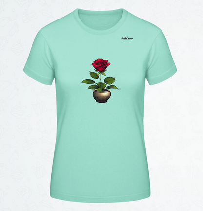 Damen T-Shirt Rose