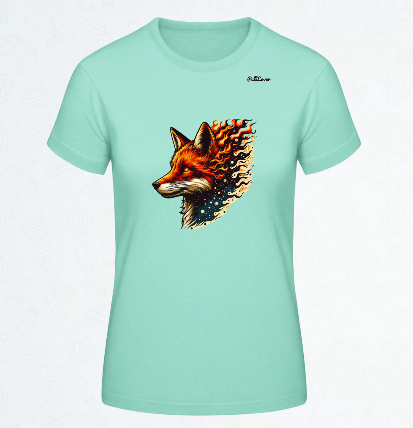 Damen T-Shirt Spacefox