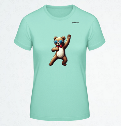 Damen T-Shirt Tanzbär