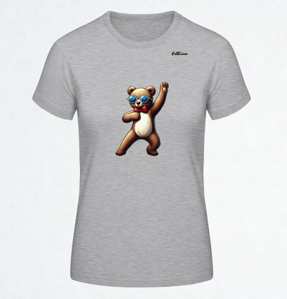 Damen T-Shirt Tanzbär