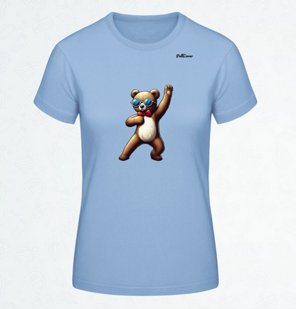 Damen T-Shirt Tanzbär