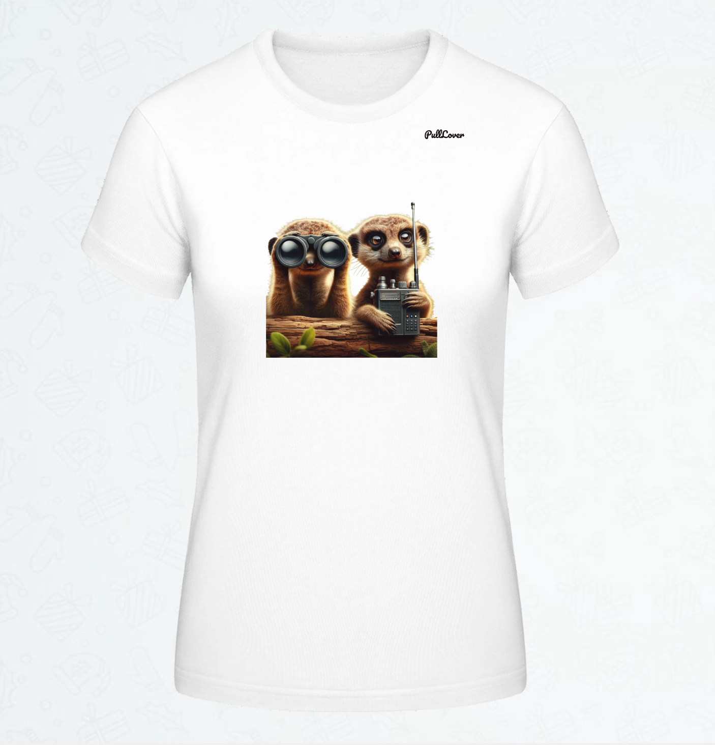 Damen T-Shirt Erdmännchen