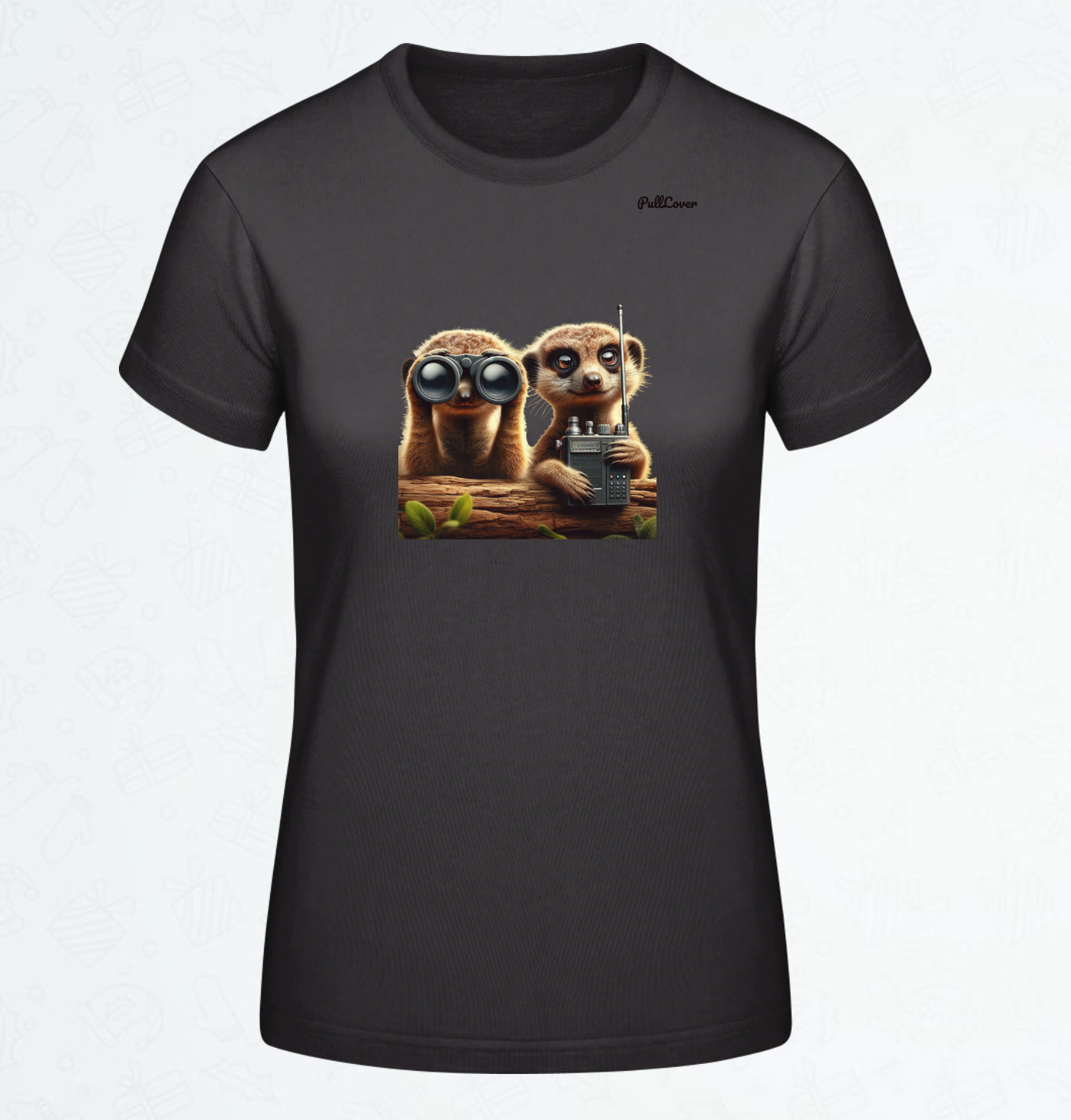 Damen T-Shirt Erdmännchen