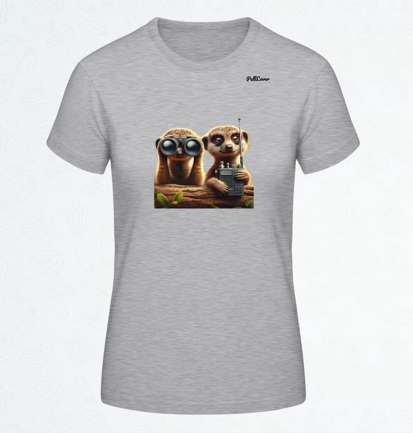 Damen T-Shirt Erdmännchen