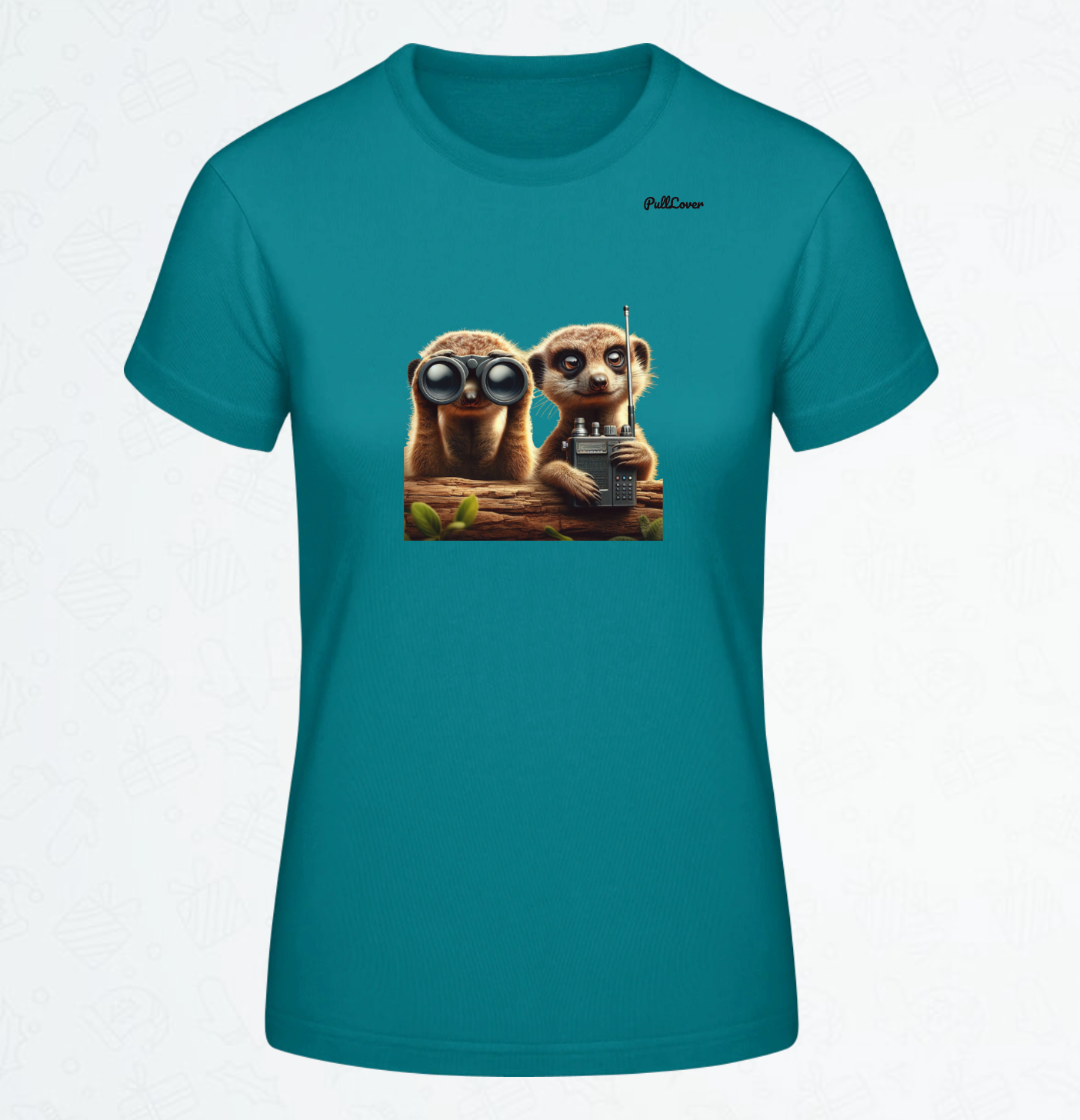 Damen T-Shirt Erdmännchen