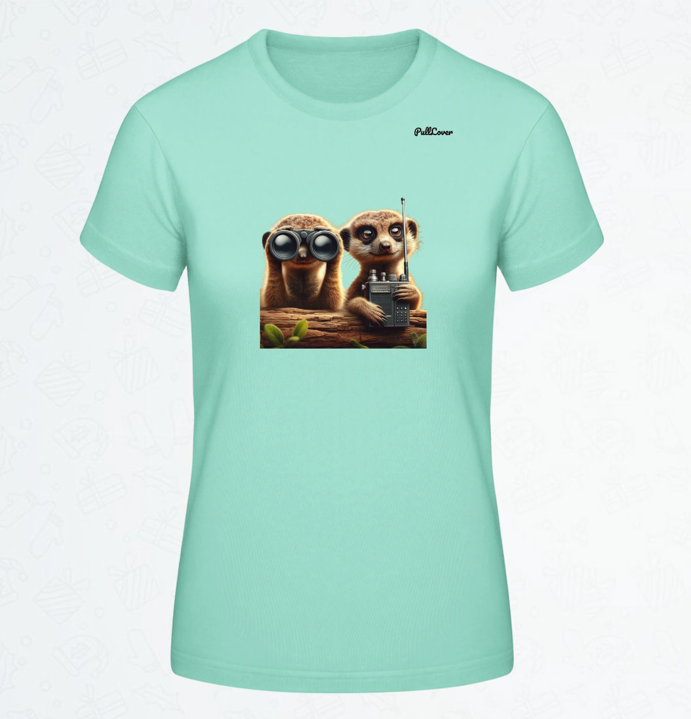 Damen T-Shirt Erdmännchen