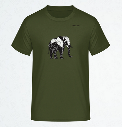 Herren T-Shirt Elefant