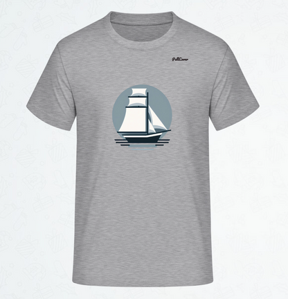 Herren T-Shirt Segelschiff