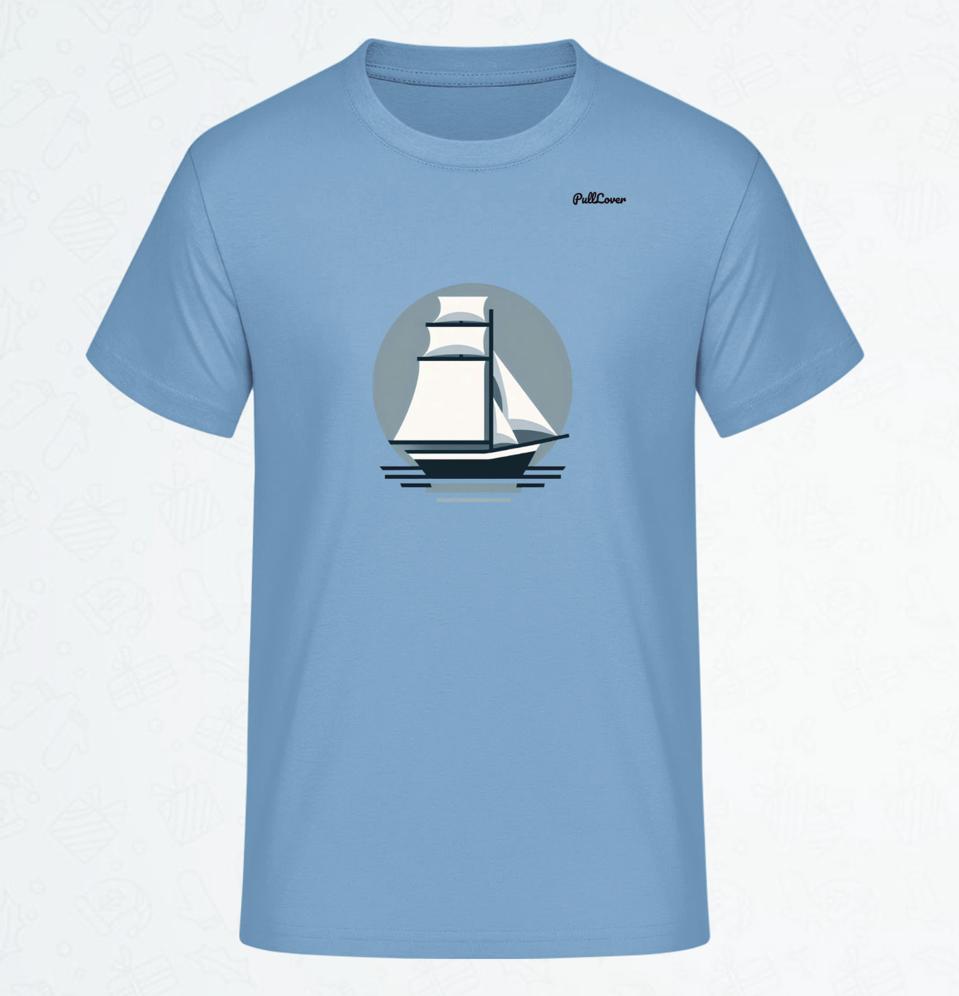 Herren T-Shirt Segelschiff